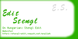 edit stengl business card